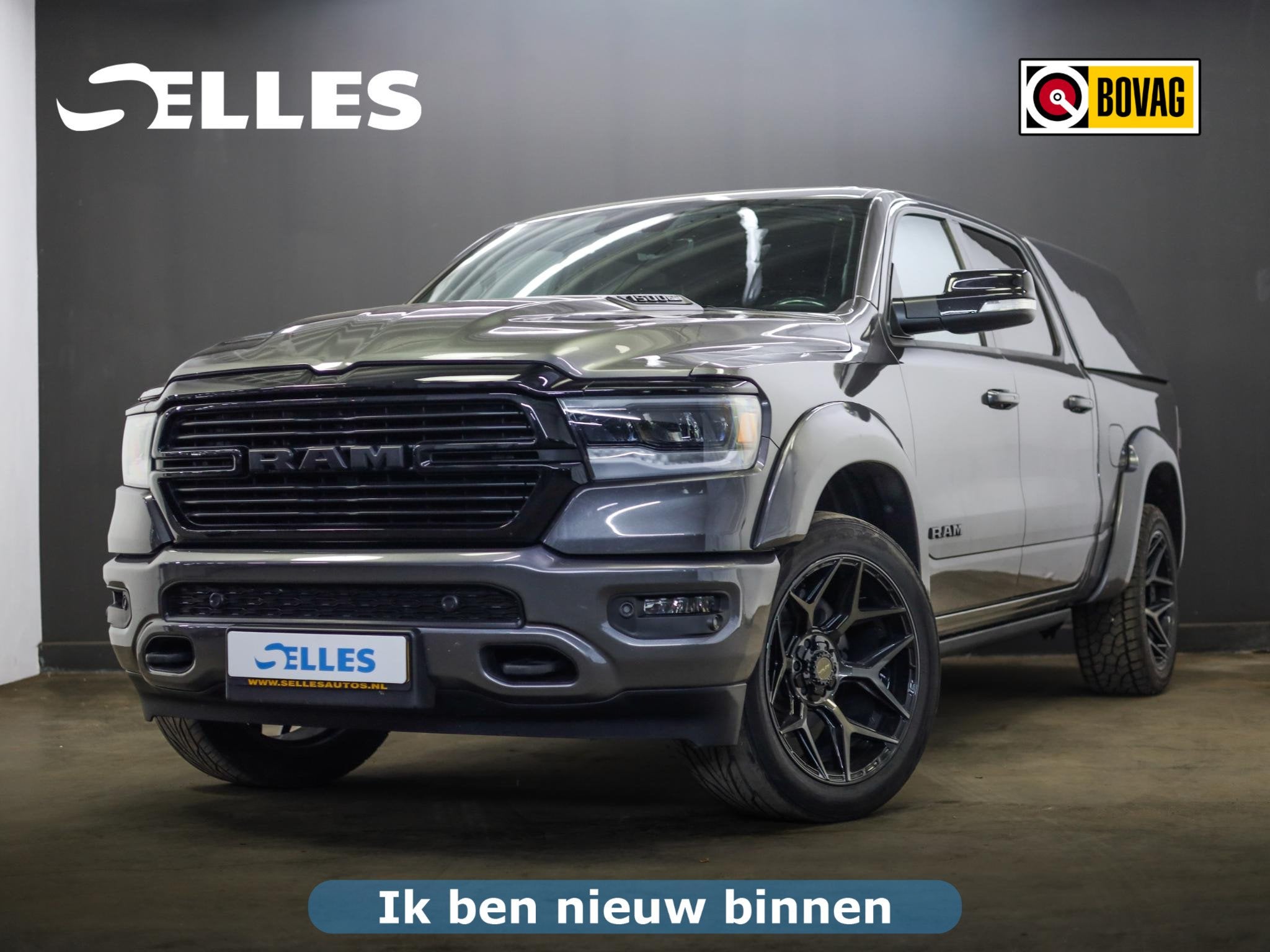 Dodge Ram 1500 5.7 V8 4x4 Crew Cab Laramie Night | Hardtop |, Automaat, Gebruikt, 5654 cc, Bedrijf