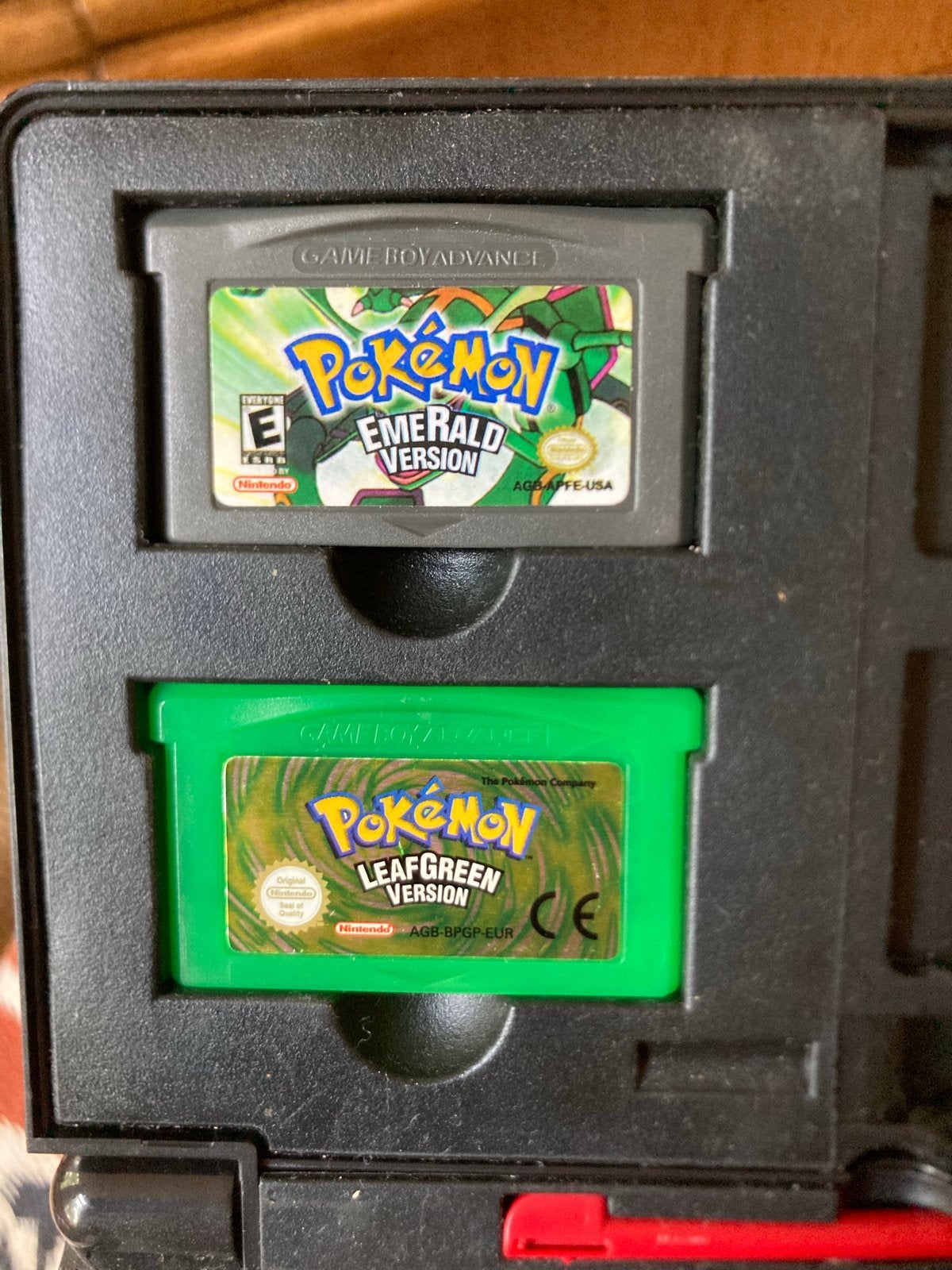 Pokémon Emerald & LeafGreen (Game Boy Advance), Gebruikt, 1 speler, Ophalen of Verzenden, Role Playing Game (Rpg)