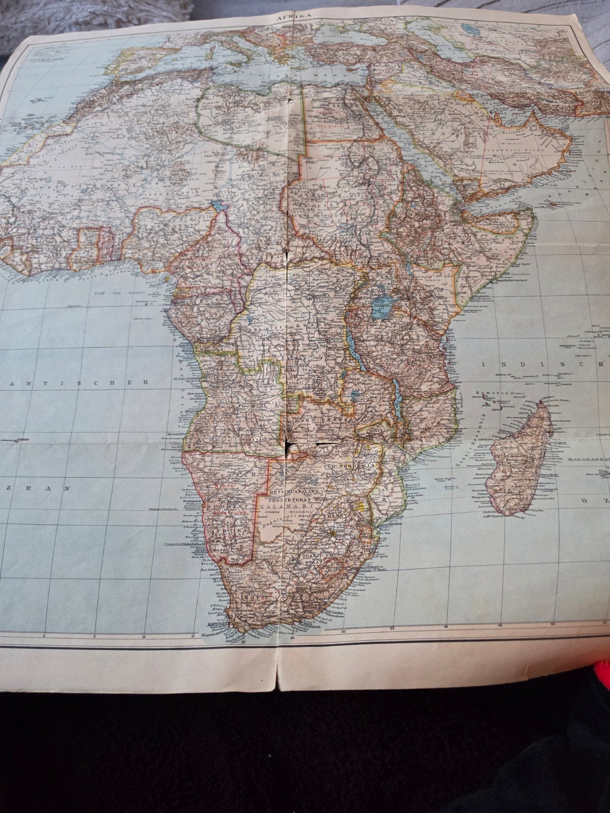 Afrika Kaart 1940/41 - Wehrmacht uitgave, Verzenden, Duitsland, Foto of Poster