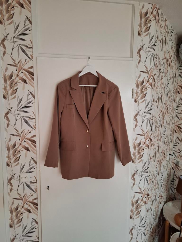 Mokka Damescolbert, Kleding | Dames, Bruin, Maat 42/44 (L), Nieuw, Ophalen of Verzenden