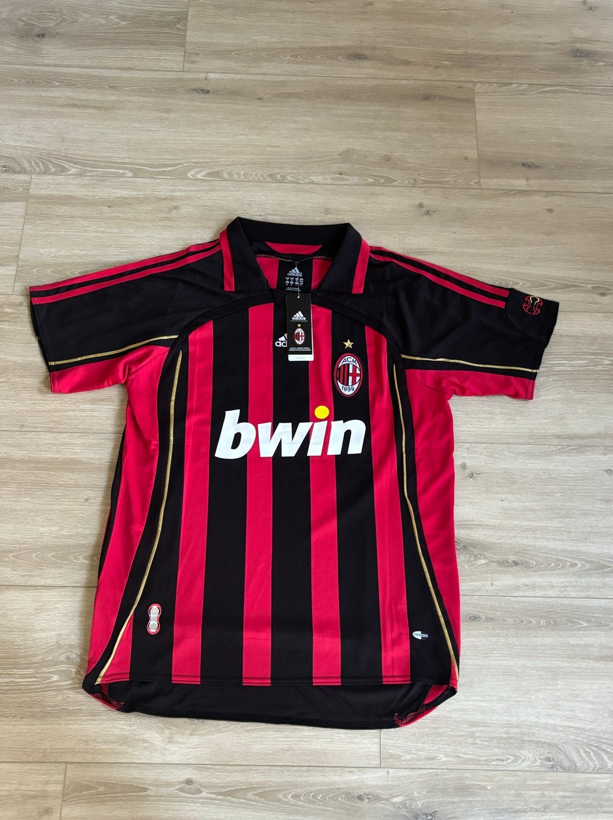 AC Milan Retro Thuisshirt Kaka #22 Maat M, Sport en Fitness, Voetbal, Ophalen, Zo goed als nieuw