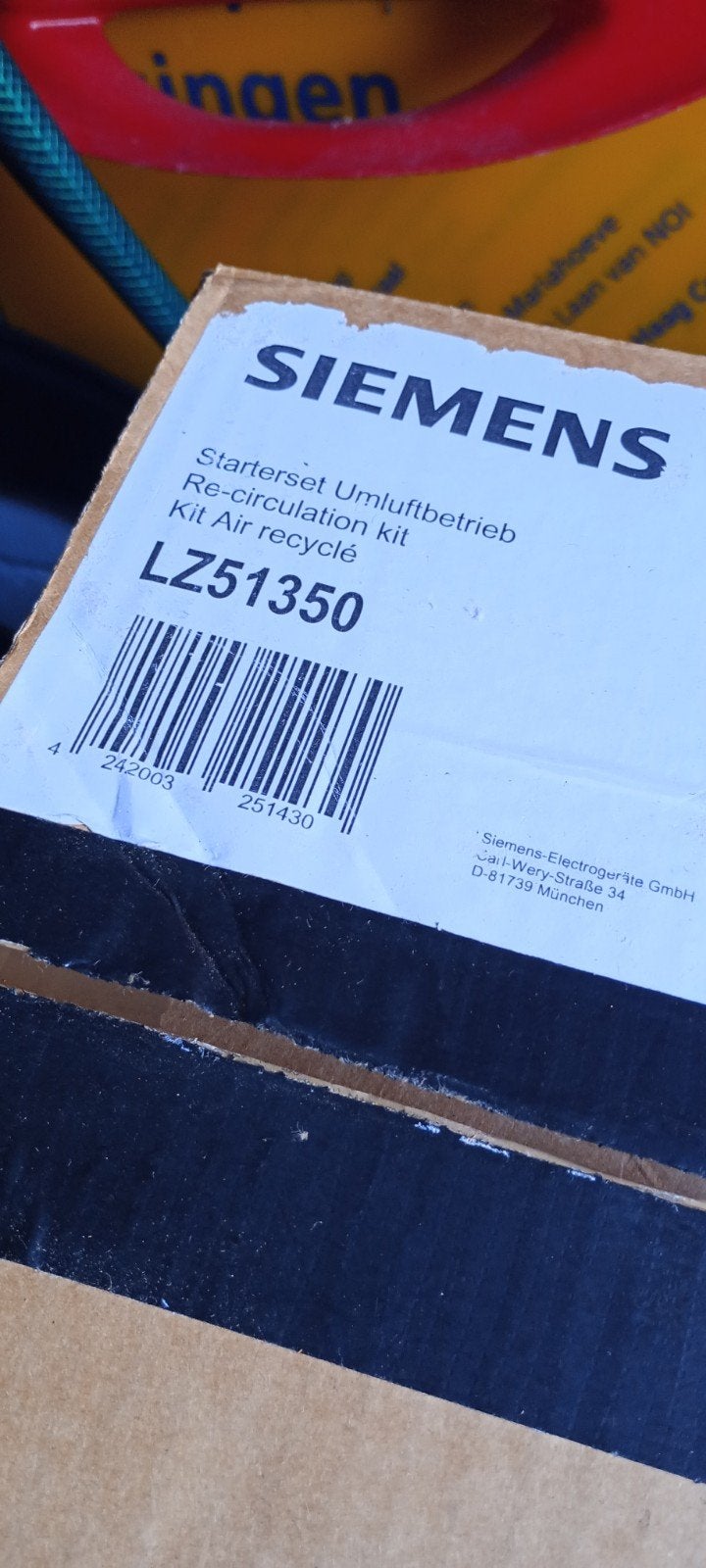 Siemens LZ51350 Starterset Umluftbetrieb Recirculatiekit, Ophalen, Nieuw, Recirculatie