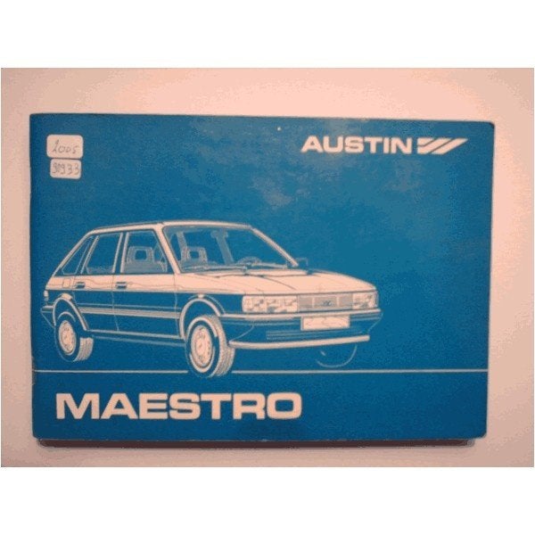Austin Maestro Instructieboekje 1983 #2 Nederlands, Ophalen of Verzenden