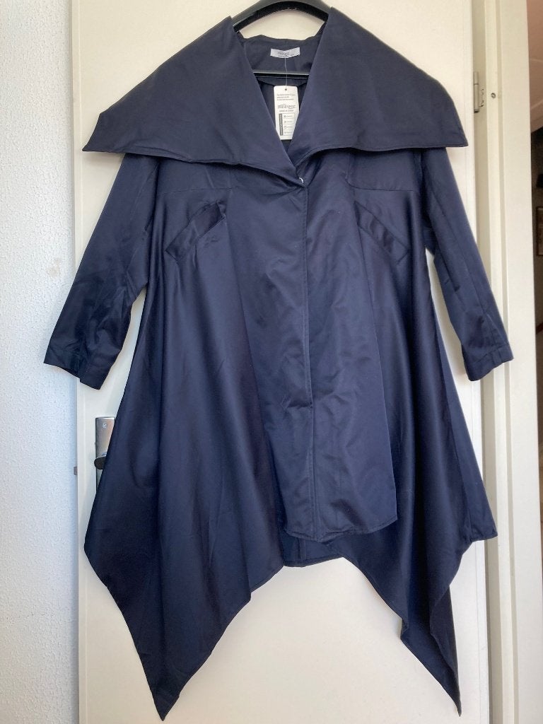 Jas NIEUW lente zomer lang marineblauw maat 44-46, Blauw, Maat 42/44 (L), Nieuw, Meaneor