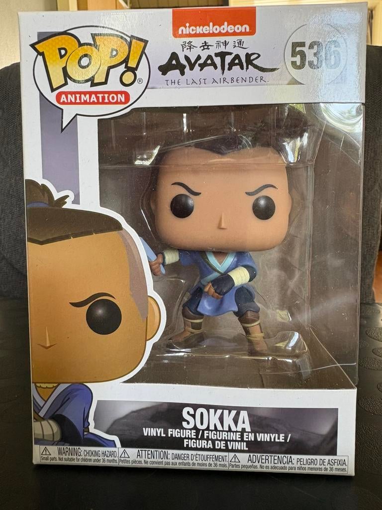 Funko Pop 536 Avatar Sokka, Ophalen of Verzenden, Zo goed als nieuw