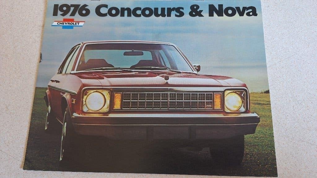 Chevrolet Concours & Nova Brochure 1976, Gelezen, Chevrolet, Chevrolet, Ophalen of Verzenden