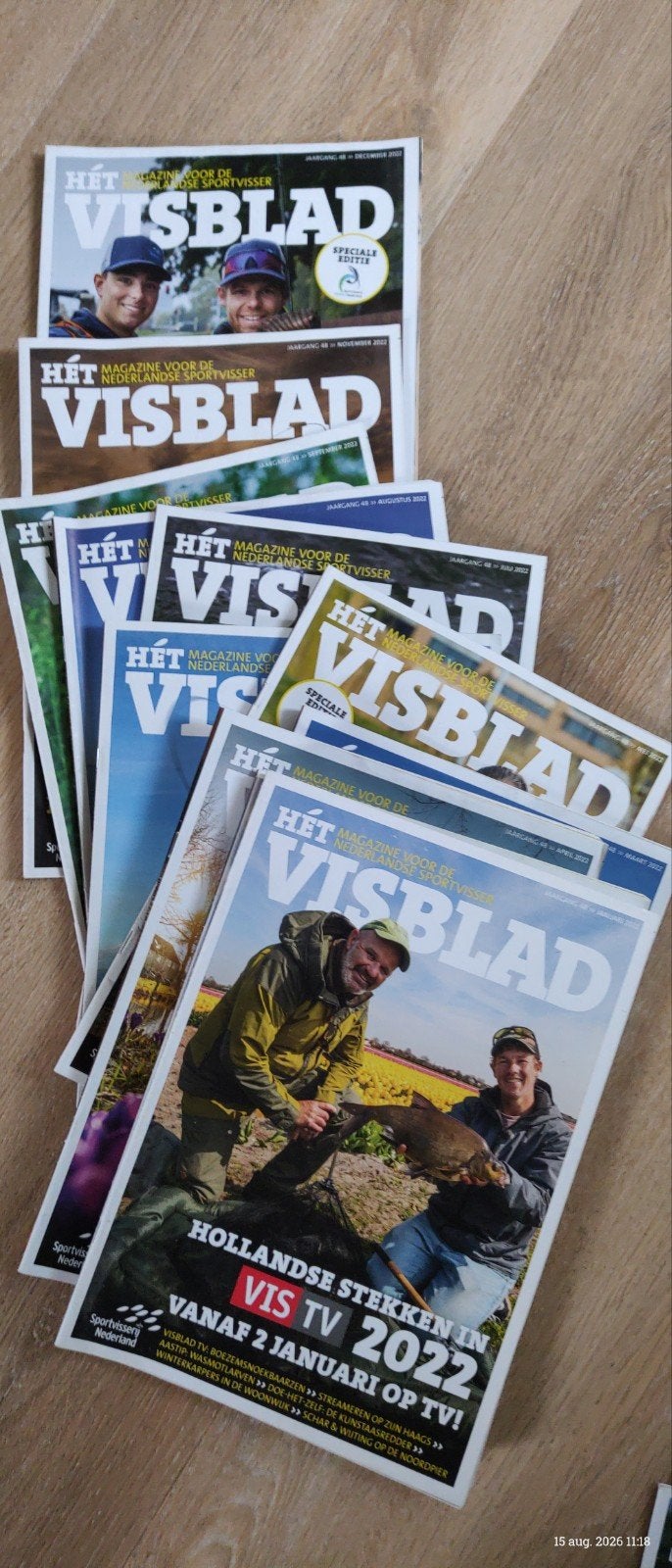 Hét Visblad - 2022, 11 stuks, Ophalen of Verzenden, Gelezen, Sport en Vrije tijd