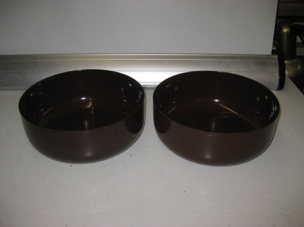 2 arabia kay franck finel schalen 20 cm dia chipje (145), Overige materialen, Gebruikt, Schaal, Rond