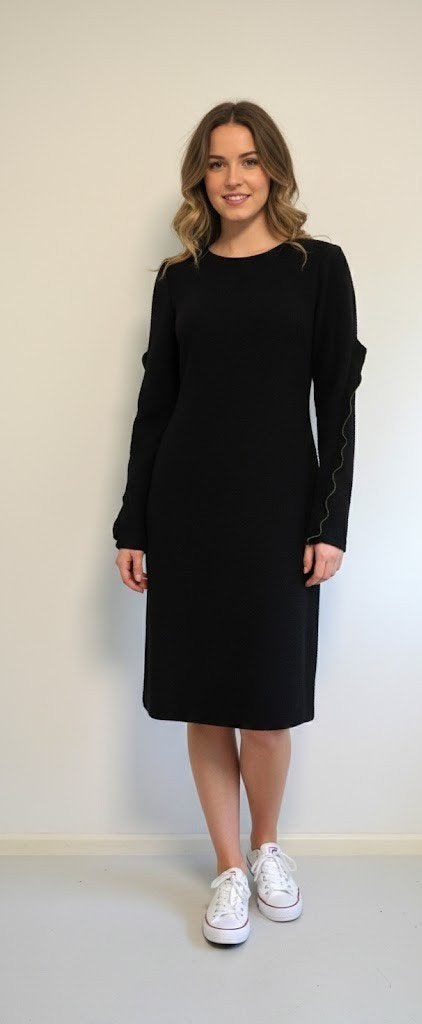 jurk Cos, Kleding | Dames, Jurken, Verzenden, Zwart, Cos., Zo goed als nieuw