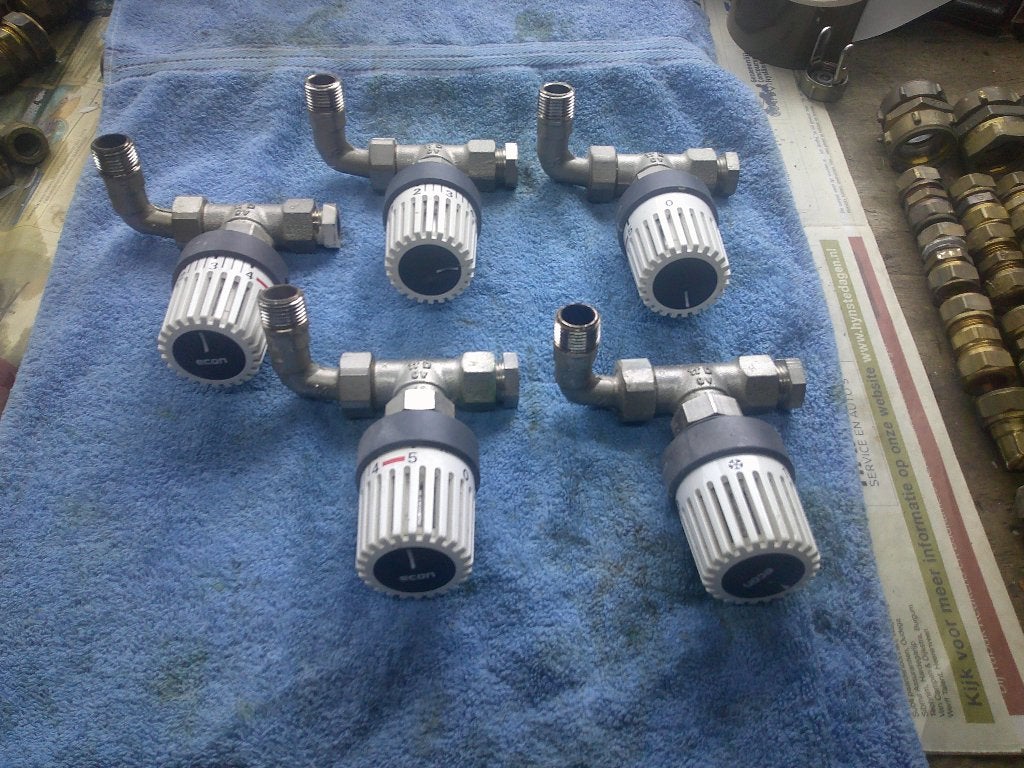 Thermostaatkraan 1/2 duim, Huis en Inrichting, Kachels, Ophalen of Verzenden, Gebruikt, Gas, Gaskachel