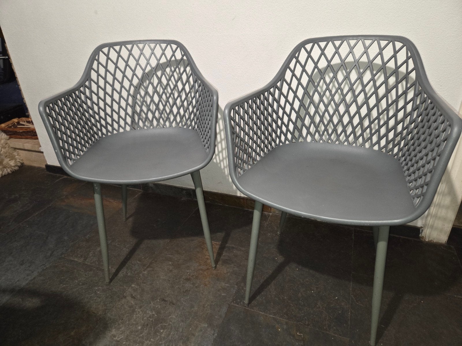 tuin stoelen kwantum., Tuin en Terras, Ophalen of Verzenden, Gebruikt, Kunststof