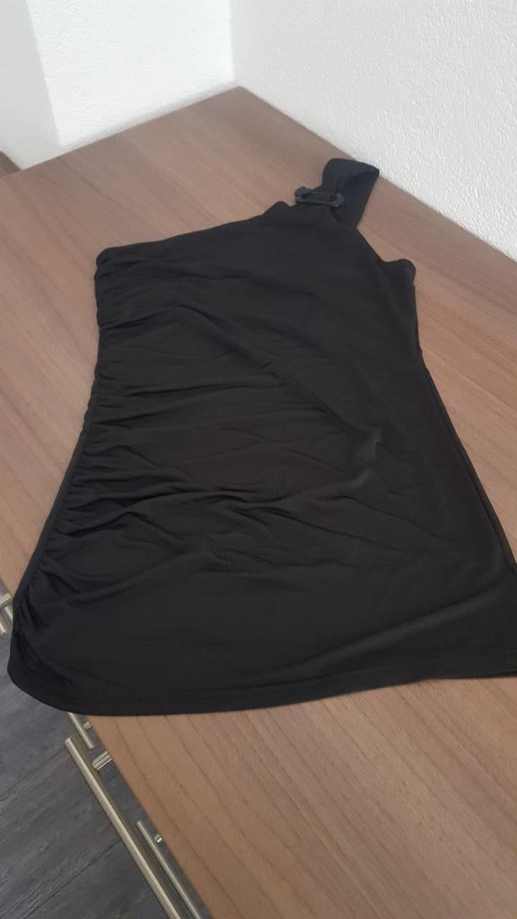 Nieuw one schoulder top maat S, Ophalen, Zwart, Nieuw, Maat 36 (S)