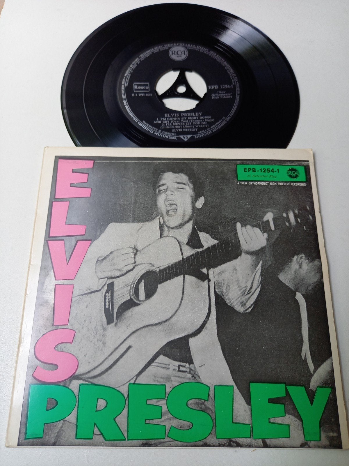 Elvis Presley EPB 1254-1 - Originele Persing, Originele persing, Ophalen of Verzenden, Gebruikt