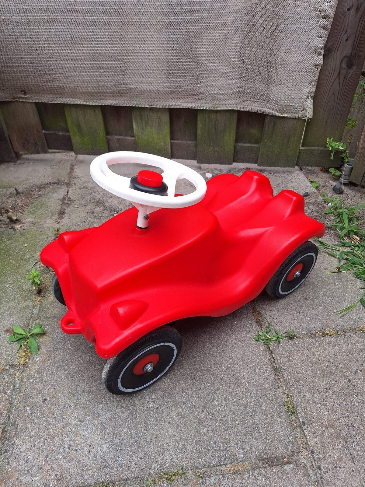 Rode loopauto voor peuters, Ophalen of Verzenden, Gebruikt, Loopvoertuig