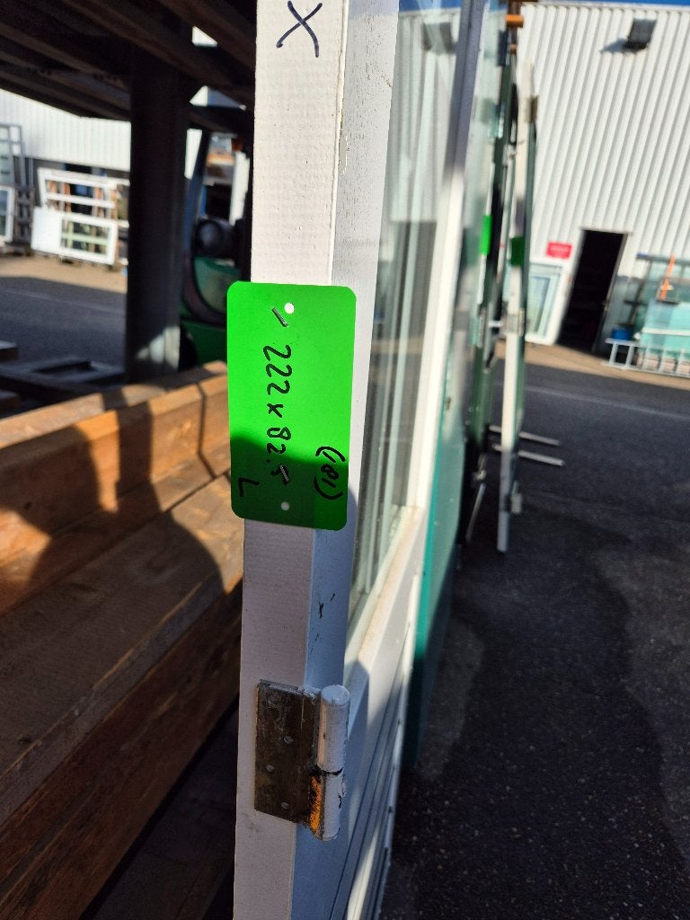 Achterdeur schuurdeur buitendeur deur 222 x 82,5 ( 181 ), Ophalen, Gebruikt, 80 tot 100 cm, Nb
