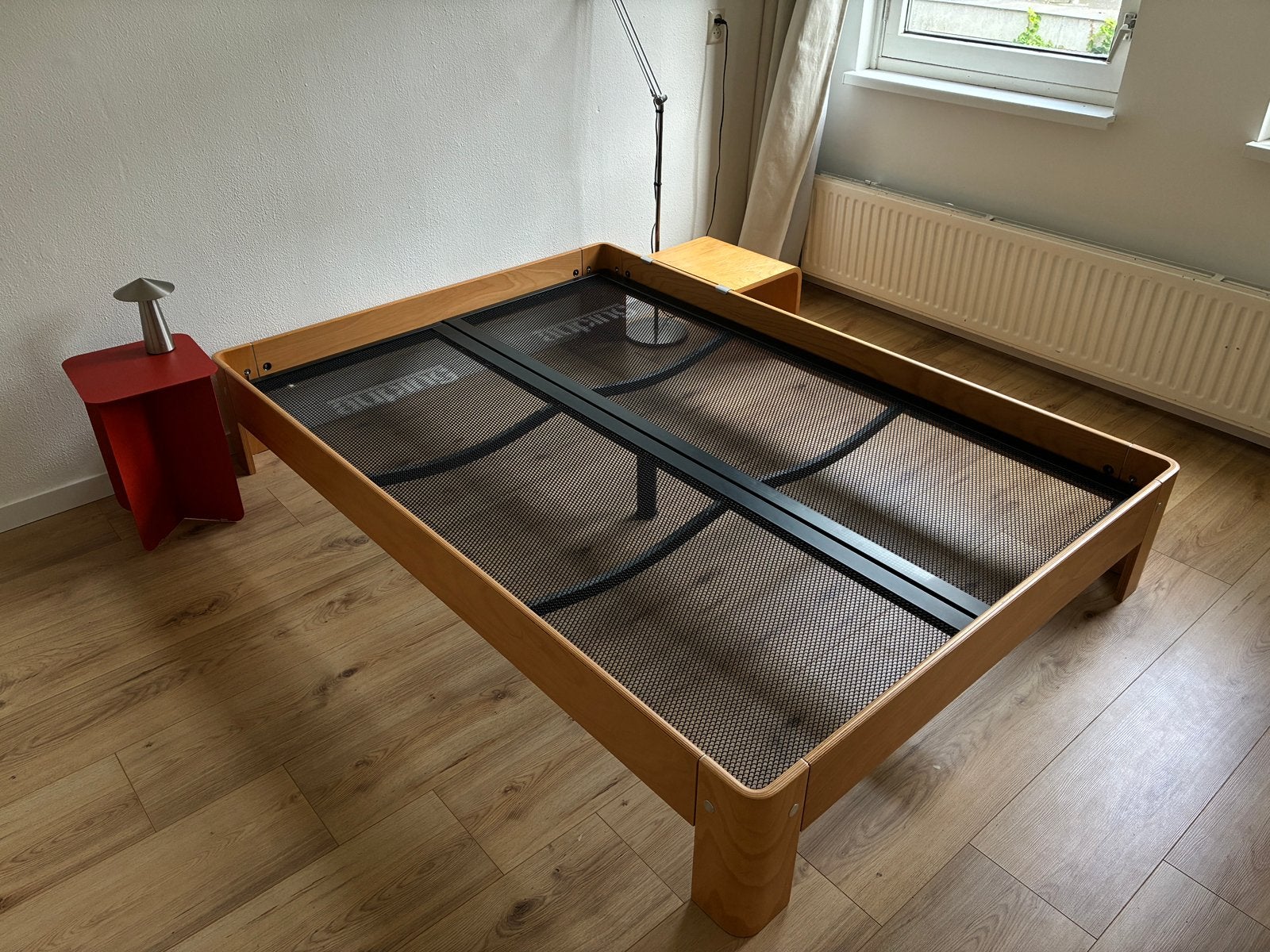 Auping auronde 140x200, Ophalen, Wit, Tweepersoons, 140 cm