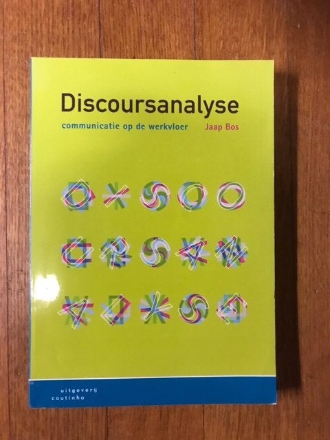 Discoursanalyse, Ophalen of Verzenden, Beta, Zo goed als nieuw, HBO