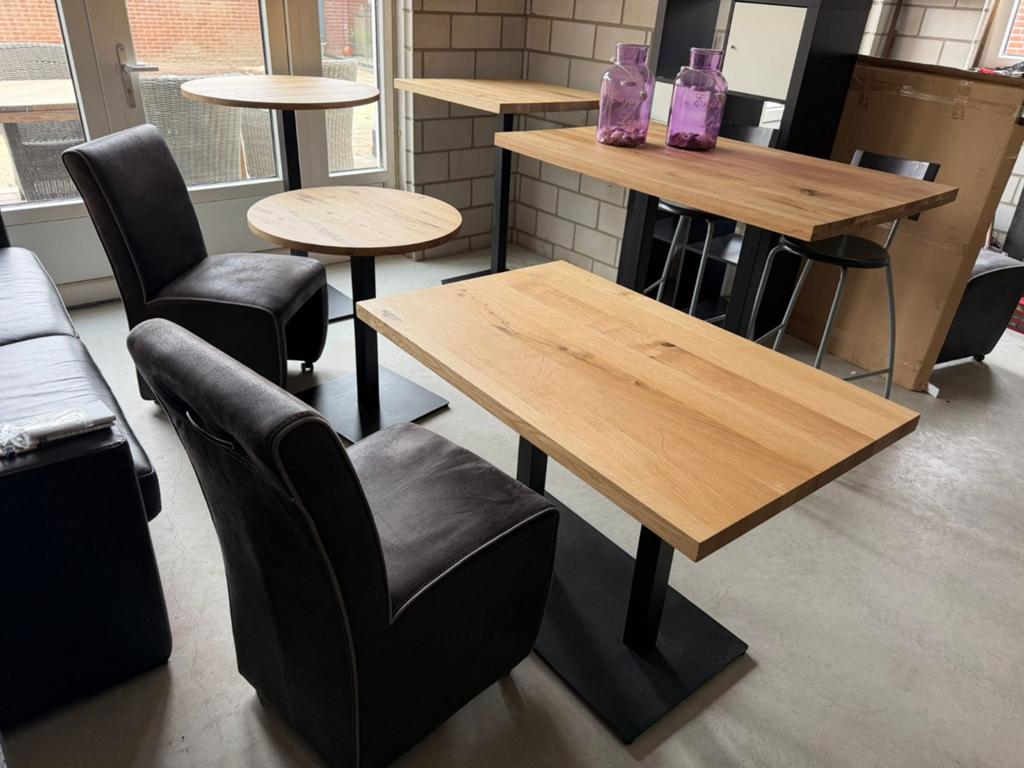 Opheffing uitverkoop diverse tafels bartafels en eettafel, Ophalen of Verzenden, Gebruikt