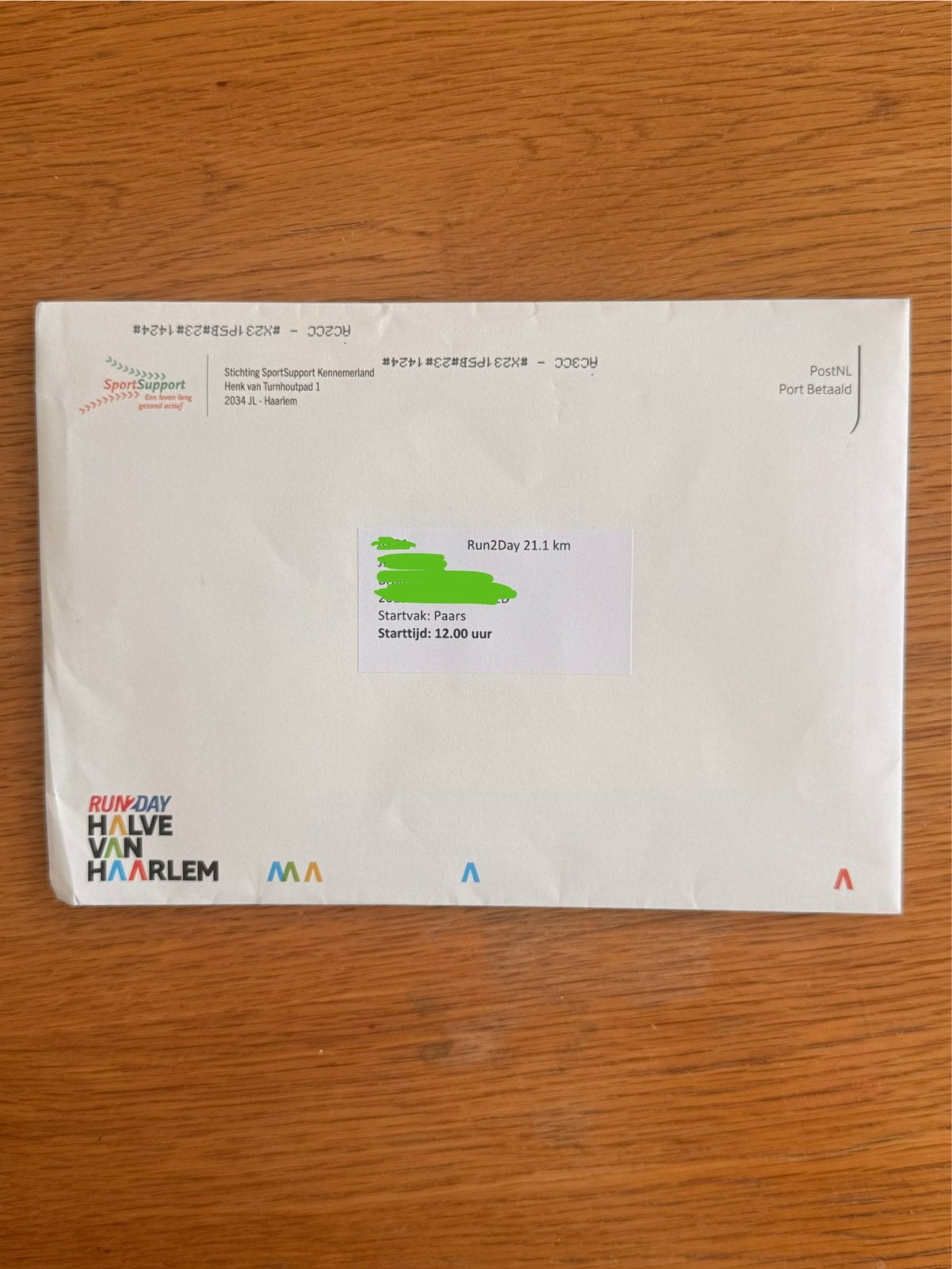 Half van Haarlem 2026 Ticket 21.1 km, Tickets en Kaartjes, Eén persoon, September