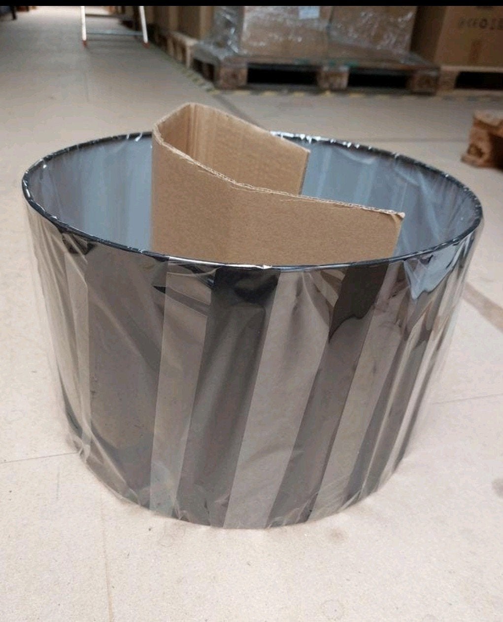 zwarte lampenkap 40cm doorsnede, Zwart, Rond, Nieuw, 40 cm