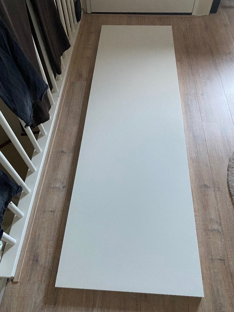IKEA bureaublad met twee verstelbare poten, Ophalen, Gebruikt, 120 cm, Spaanplaat of MDF