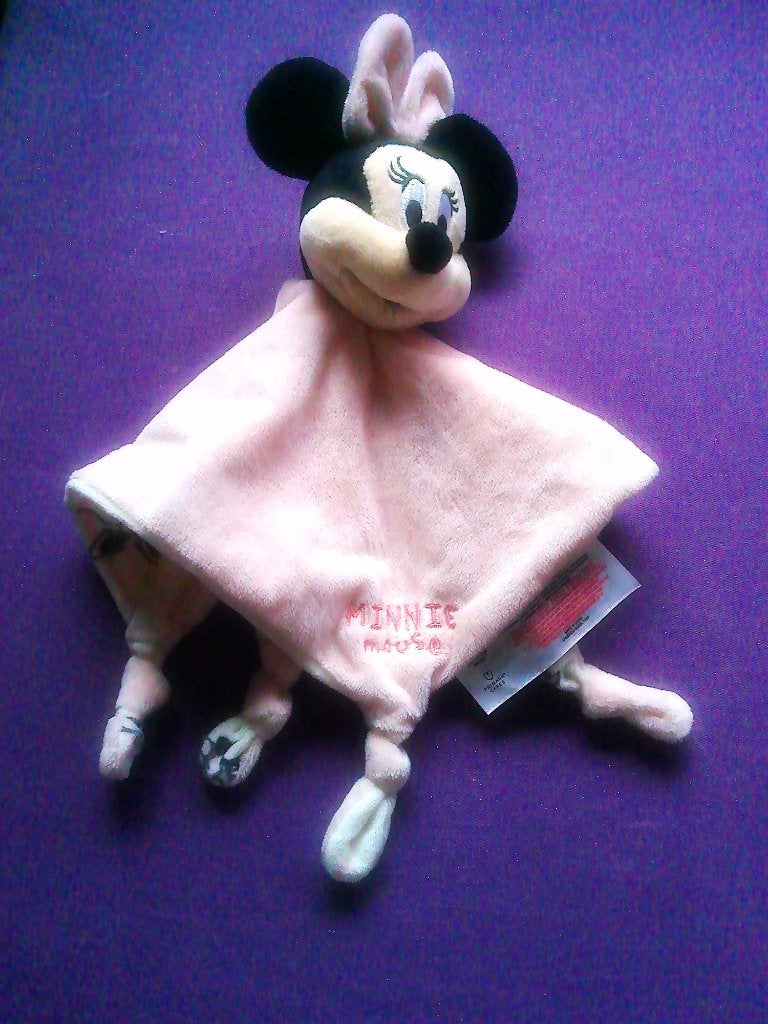 DISNEY PRIMARK Knuffeldoekje MUIS MINNIE MOUSE. ROZE *Nieuw*, Muis, Disney, Nieuw, Ophalen of Verzenden