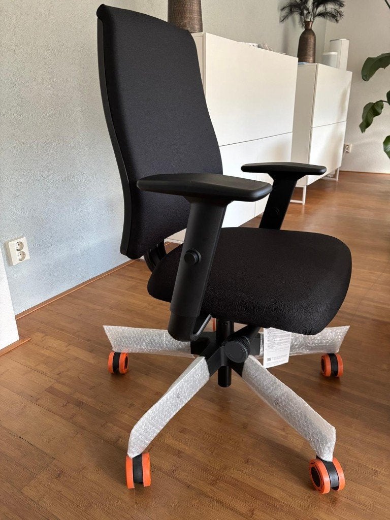 Bureaustoel Interstuhl LX111, Ophalen, Zwart, Nieuw, Bureaustoel