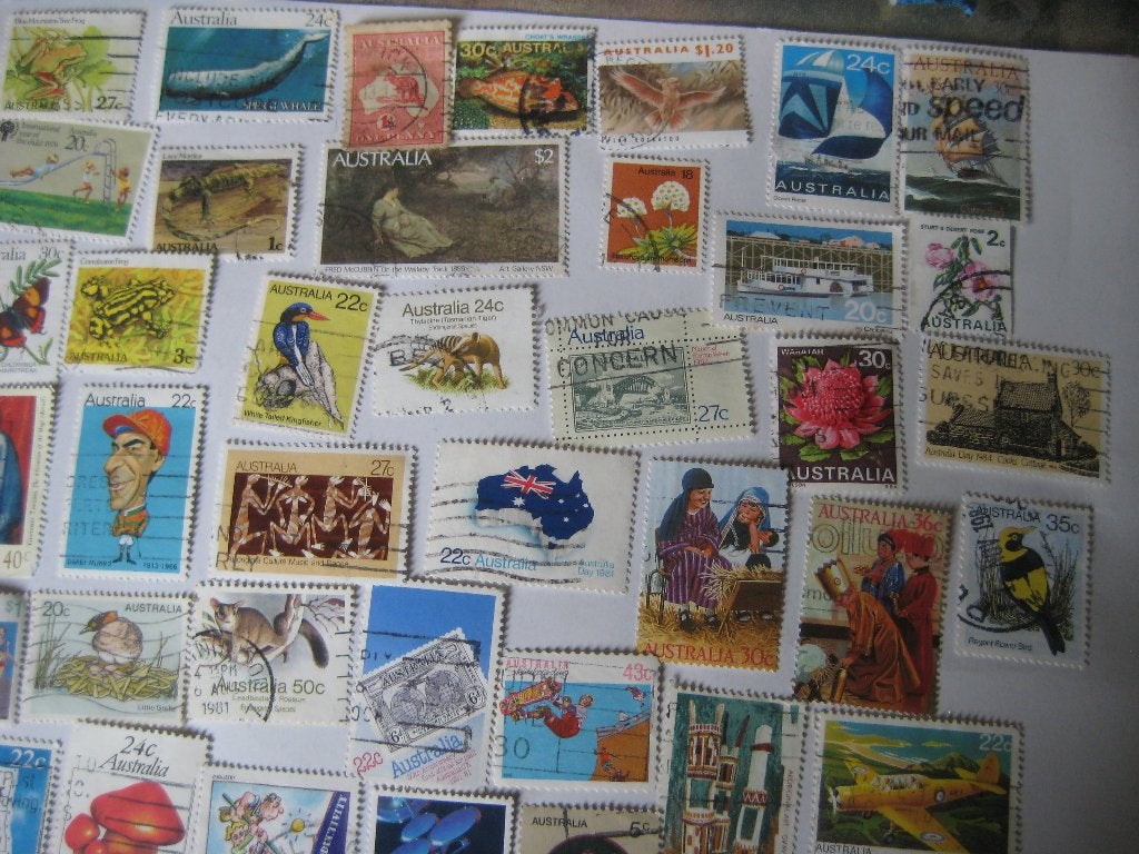 115 postzegels Australie, Ophalen of Verzenden