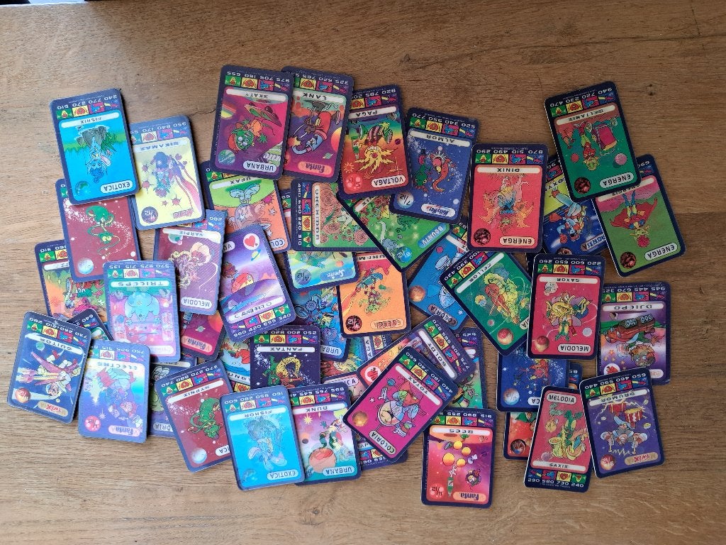 Spacix kaarten uit 1996 - meer als 75 kaarten, Verzamelen, Ophalen of Verzenden, Zo goed als nieuw, Overige typen