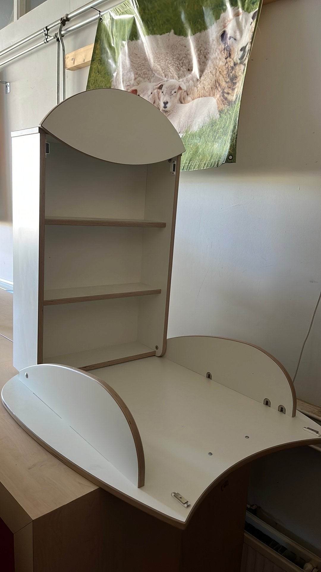 Babyverschoontafel wand, Ophalen, 50 tot 70 cm, 90 tot 105 cm, 100 cm of meer