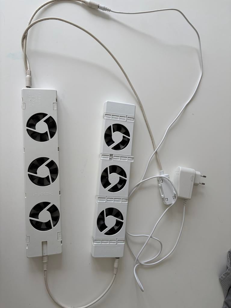 Speedcomfort radiator set duo met stroomstekker en sensor, Ophalen, Gebruikt, Ventilator