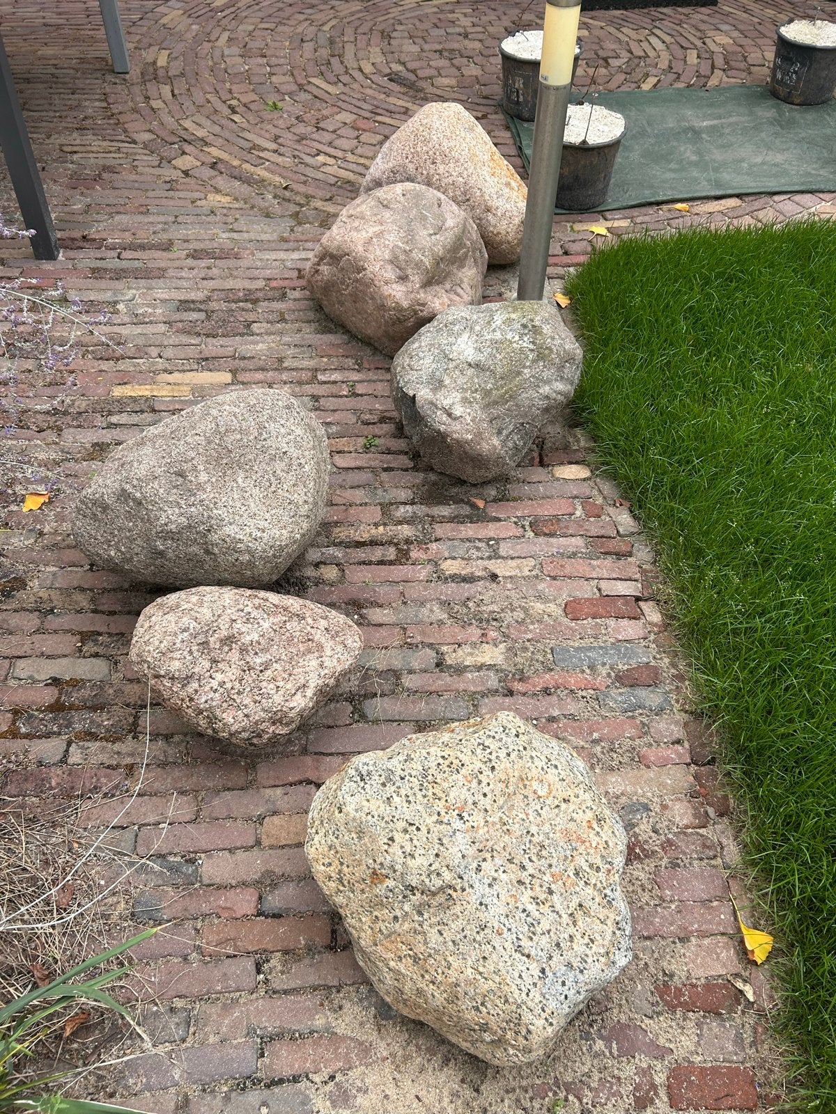 Veldkeien zwerfkeien grote zware stenen, Tuin en Terras, Ophalen, Gebruikt, Kei