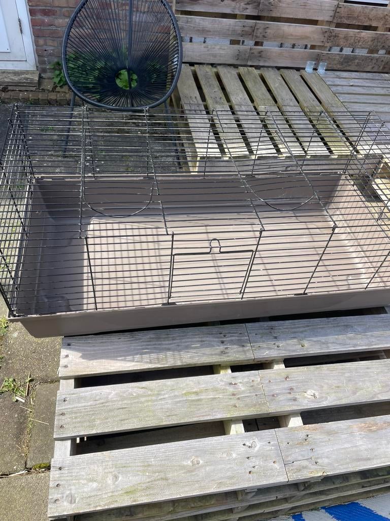 Konijnenhok groot voor binnen, Rat, 110 cm of meer, Zo goed als nieuw, Hok