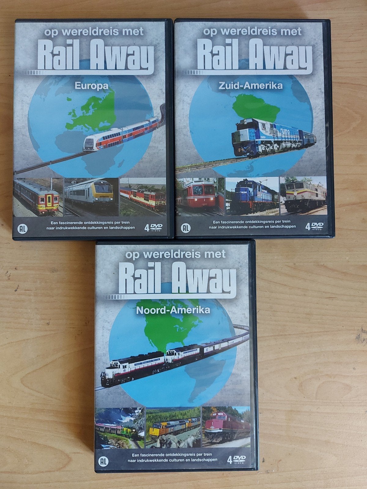 Op Wereldreis met Rail Away Europa Noord en Zuid Amerika, Alle leeftijden, Ophalen of Verzenden, Zo goed als nieuw, Oorlog of Misdaad