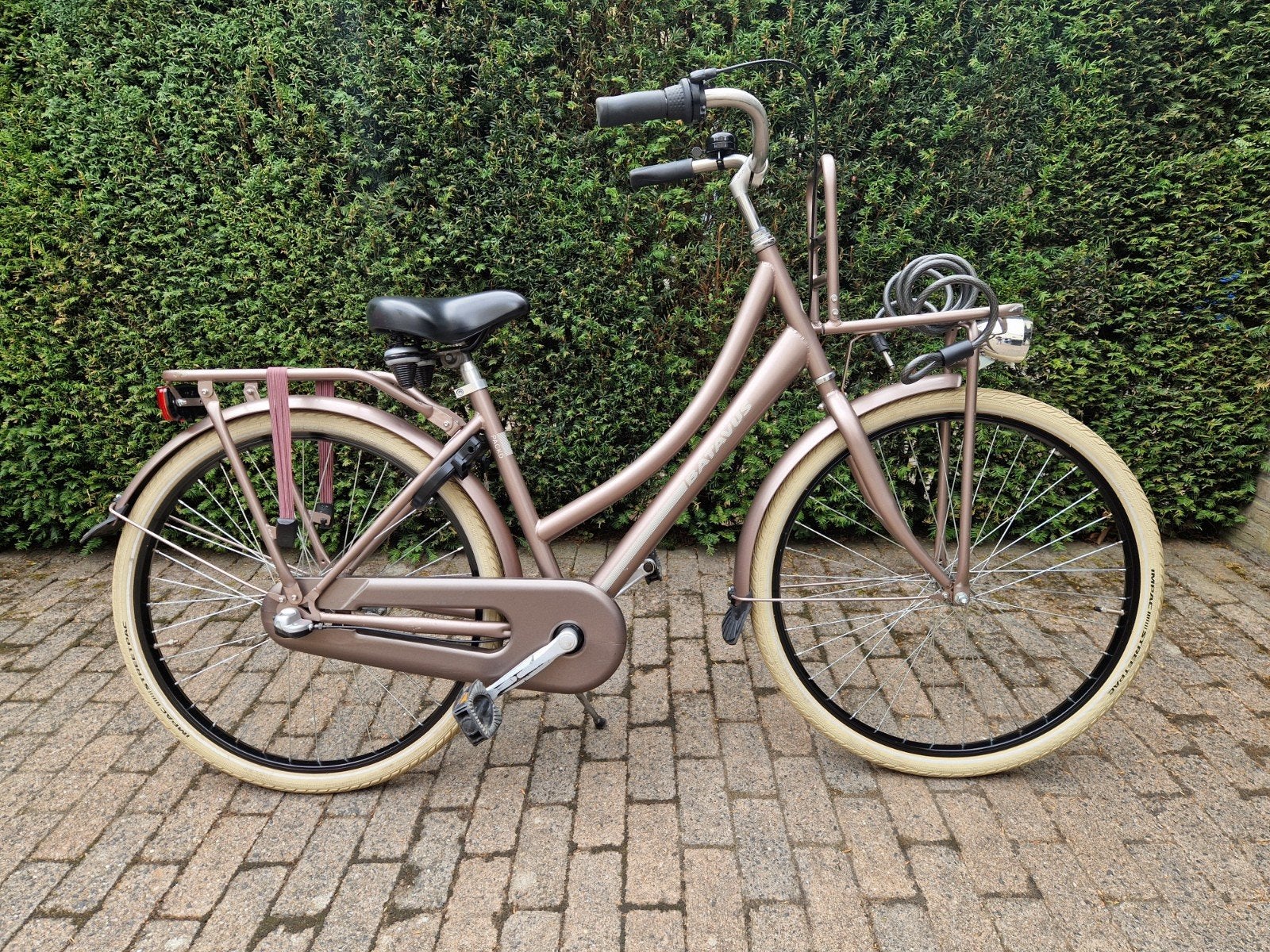 Zeer mooie Batavus PackD 26 inch 3V D43 meisjesfiets Brons, Terugtraprem, Batavus Alpina Cortina Limit Spirit Sparta BSP Gazelle Volare