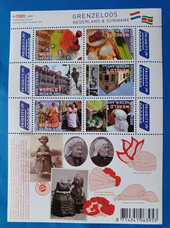 NVPH 2752-57B Vel Grenzeloos Nederland - Suriname 2010, Verzenden, Na 1940, Postfris