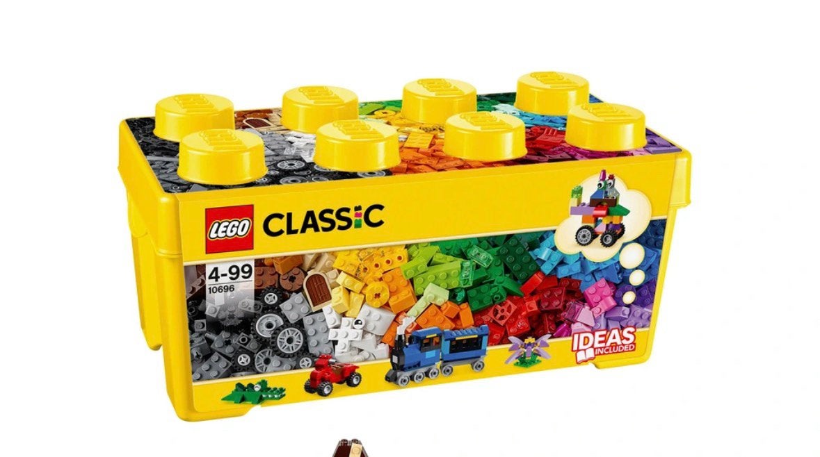 2x LEGO Classic Gele Opbergdoos | Zonder LEGO | Nette Staat, Kinderen en Baby's, Speelgoed | Duplo en Lego, Ophalen, Zo goed als nieuw