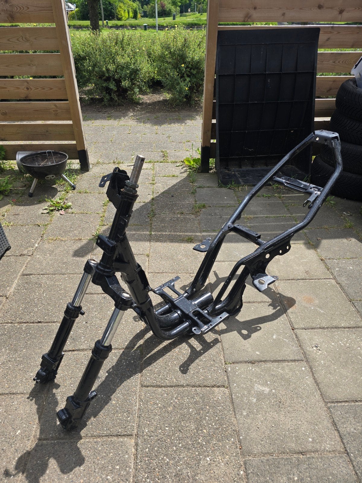 Aprilia sr 50 frame met kenteken zonder wok, Fietsen en Brommers, Ophalen, SR 50