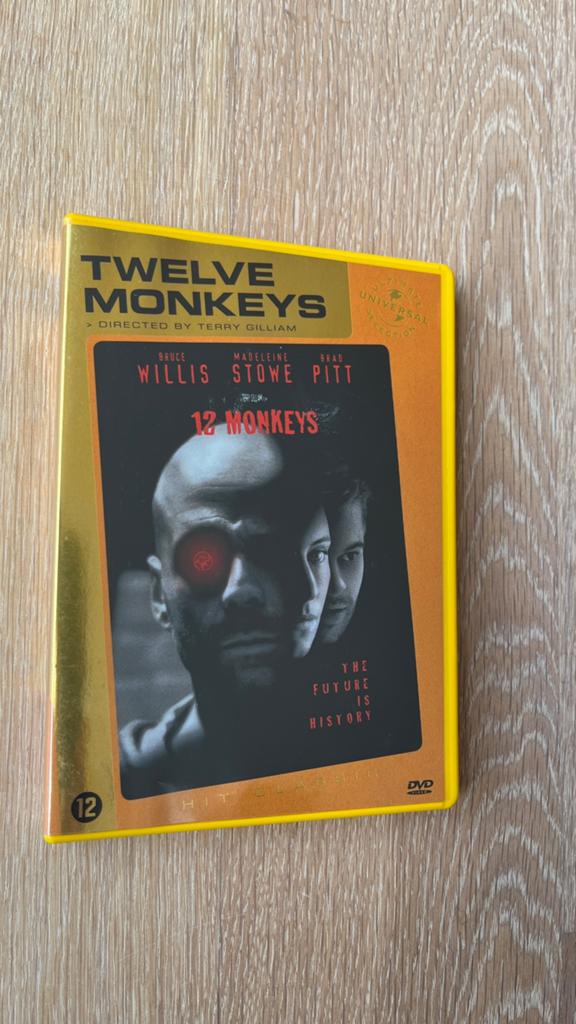 12 monkeys originele DVD, Vanaf 12 jaar, Ophalen, Zo goed als nieuw