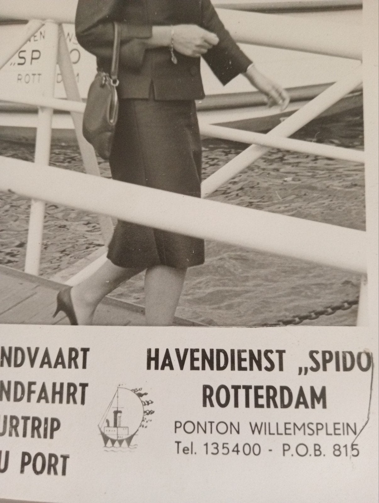 Haven rondvaart Spido Rotterdam jaren 60-70, Ophalen of Verzenden, 1960 tot 1980, Gebruikt, Overige onderwerpen