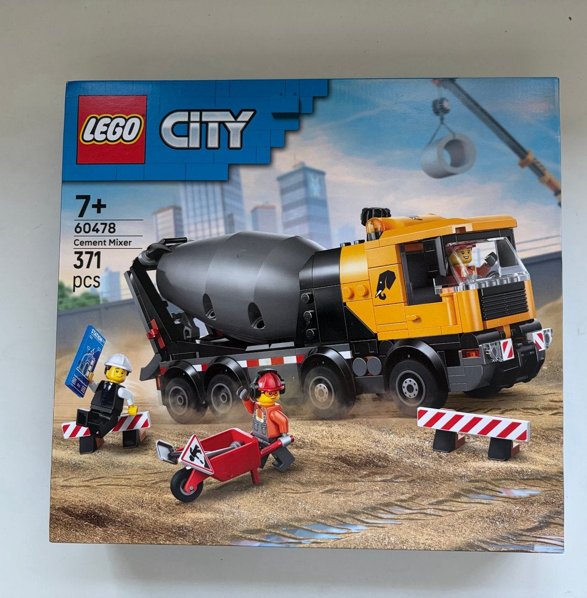 LEGO City Cement Mixer 60478 - Nieuw in doos, Lego, City, Denemarken, Nieuw