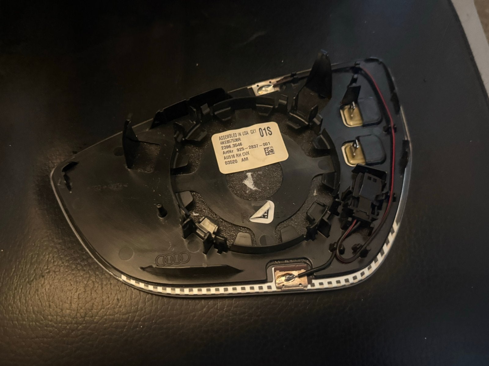 Audi A6 C8 Buitenspiegelglas Links 4KE857535N, Ophalen of Verzenden, Gebruikt, Audi