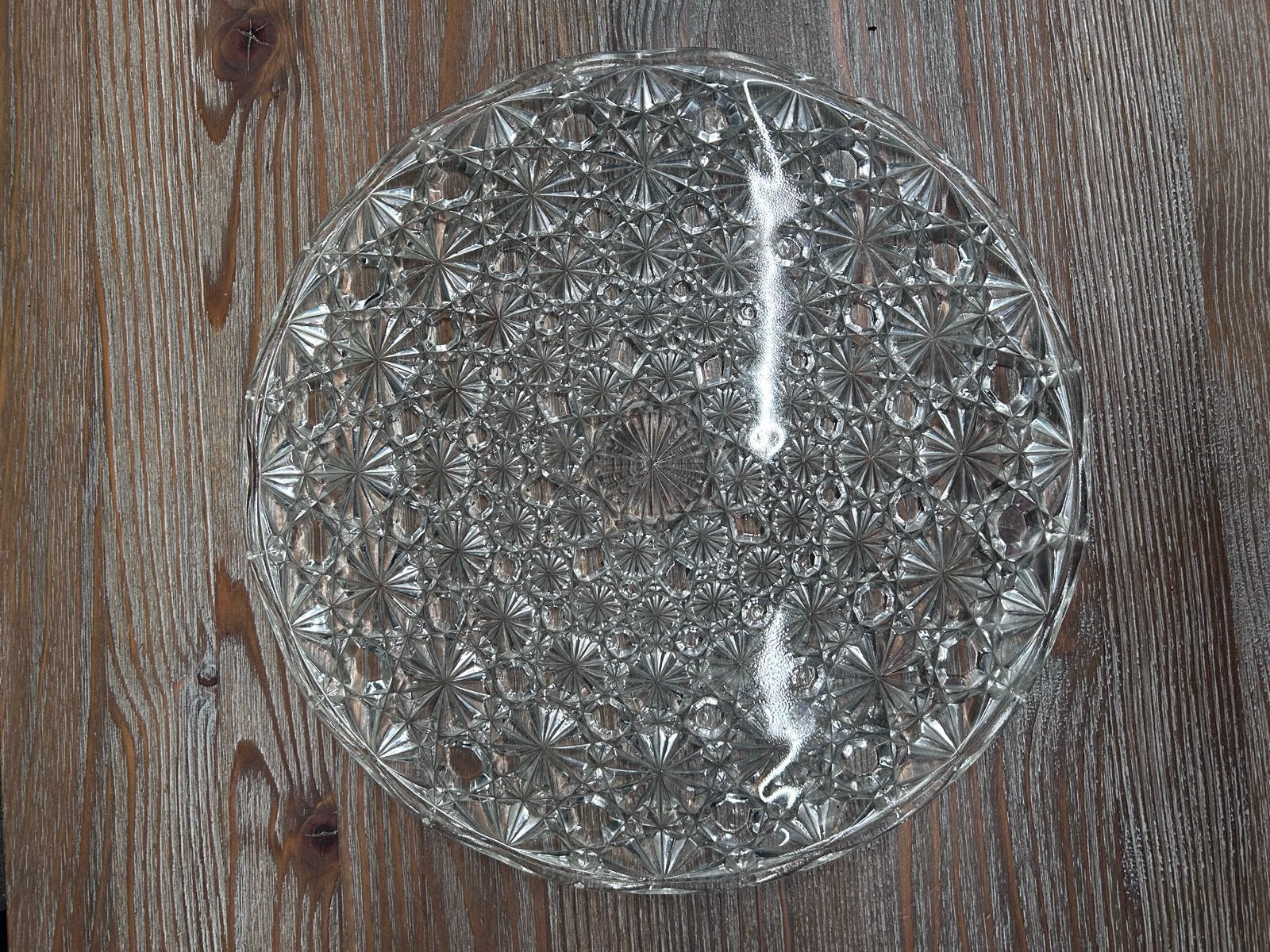 Glazen taartplateau/ schaal - 32 cm, Ophalen