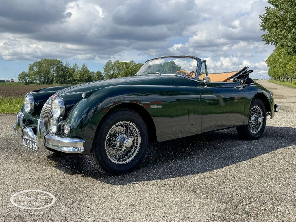 Jaguar XK150   - ONLINE AUCTION, Auto's, Bedrijf, Handgeschakeld, Groen, Geïmporteerd