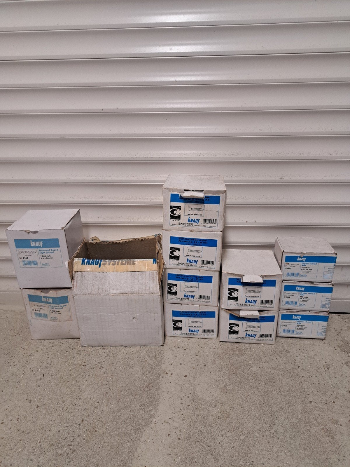 Knauf schroeven diamondboard, Ophalen, Minder dan 50 mm, Schroeven