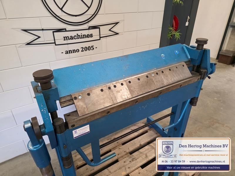 Aboga 1020x2mm 870mm aanwezig vingerzetbank voetklemming, Doe-het-zelf en Verbouw, Gereedschap | Overige machines, Ophalen, Gebruikt