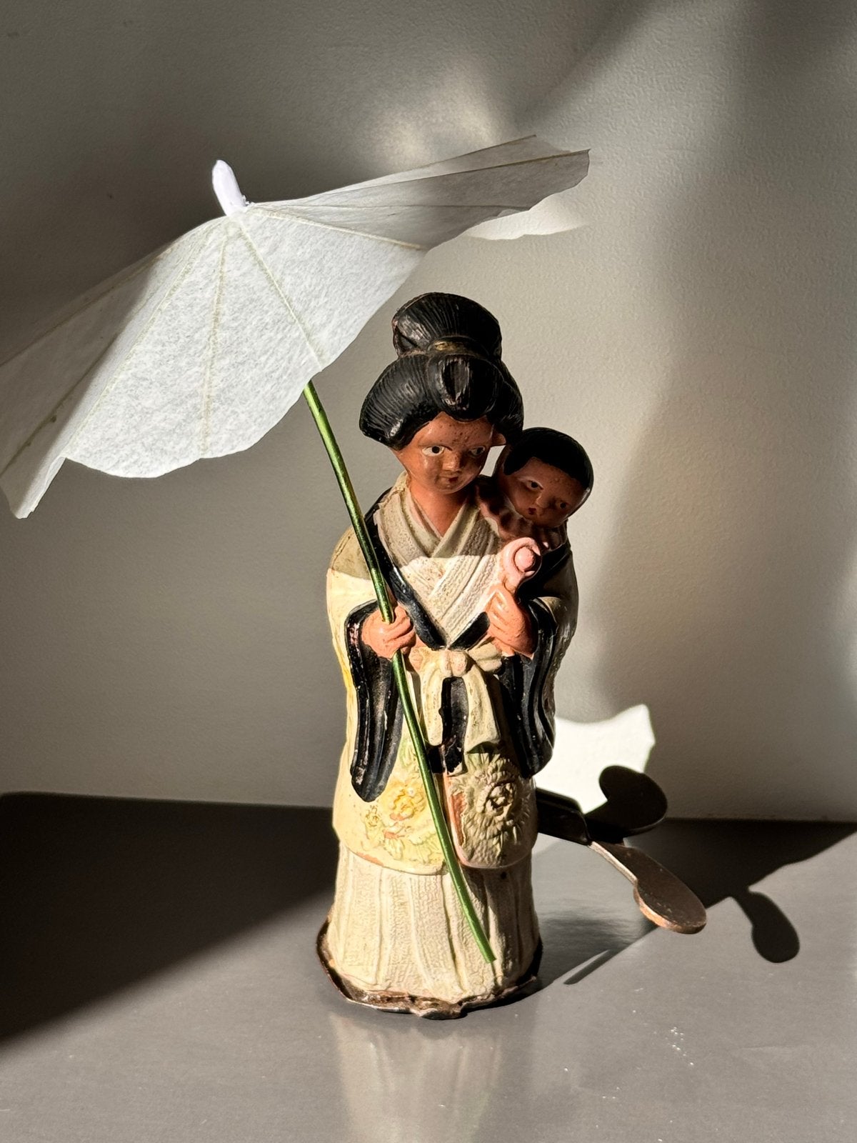 Antieke Japanse mechanische speelgoedfiguur Takatuko, Antiek en Kunst, Ophalen of Verzenden