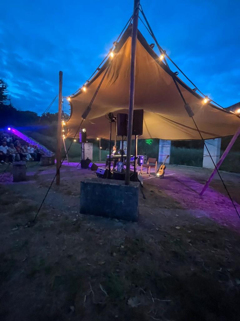 Stretchtent te huur 6m 10m, Ophalen, Opvouwbaar, Overige typen, 6 meter of meer