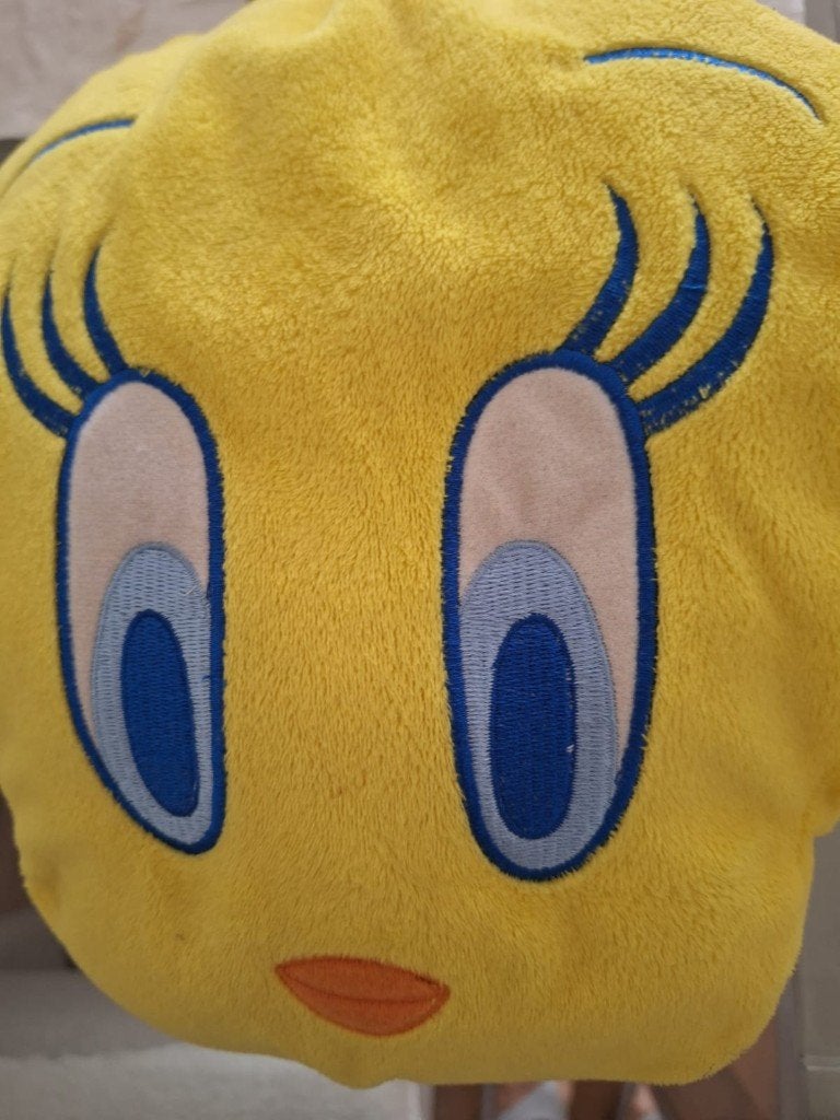 Tweety kussentje, Ophalen