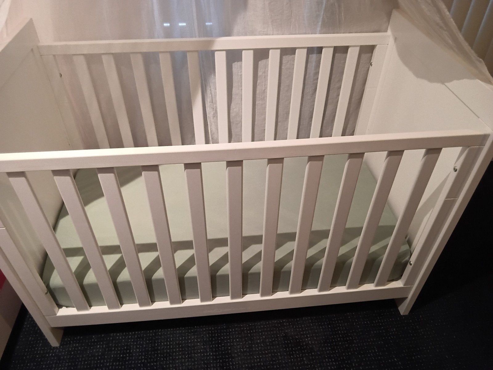 Bopita wit kinderledikantje 125 cm x 67cm, Ophalen, Gebruikt, Jongetje of Meisje
